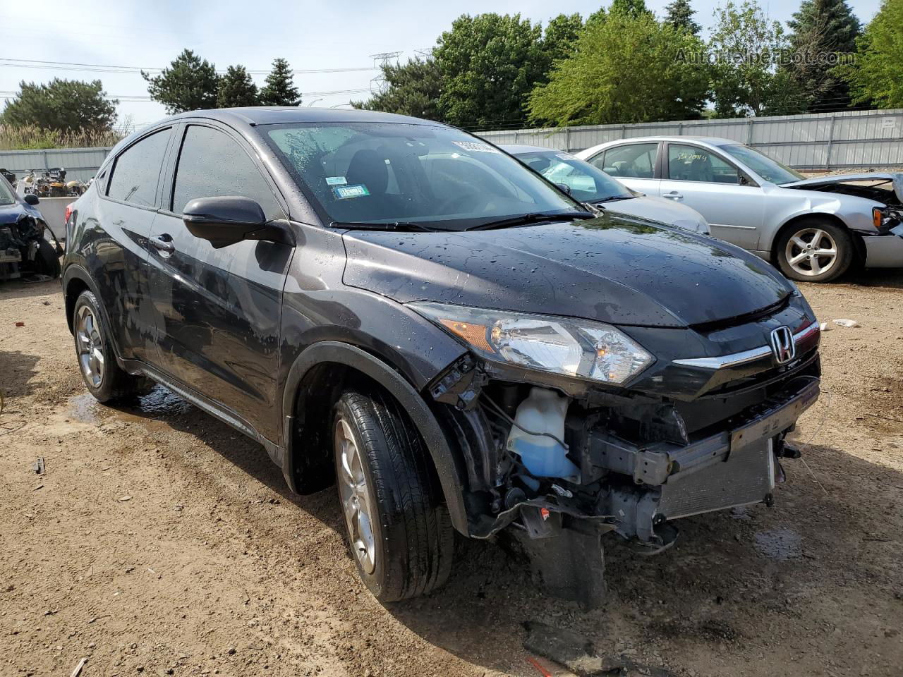 2017 Honda Hr-v Ex Black vin: 3CZRU6H56HG702632