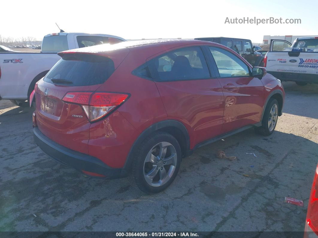 2017 Honda Hr-v Ex Red vin: 3CZRU6H56HM701207