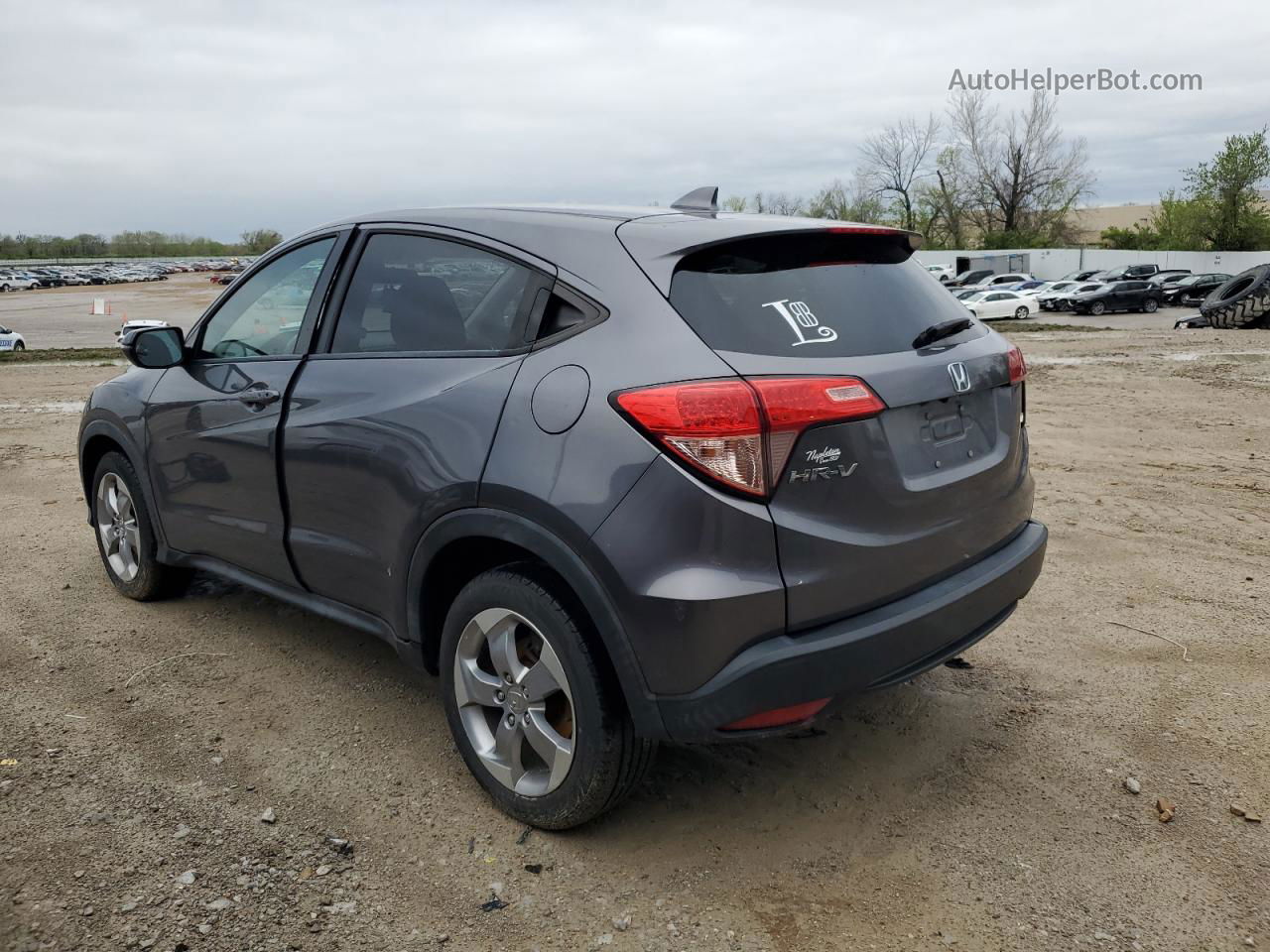 2017 Honda Hr-v Ex Gray vin: 3CZRU6H56HM704480