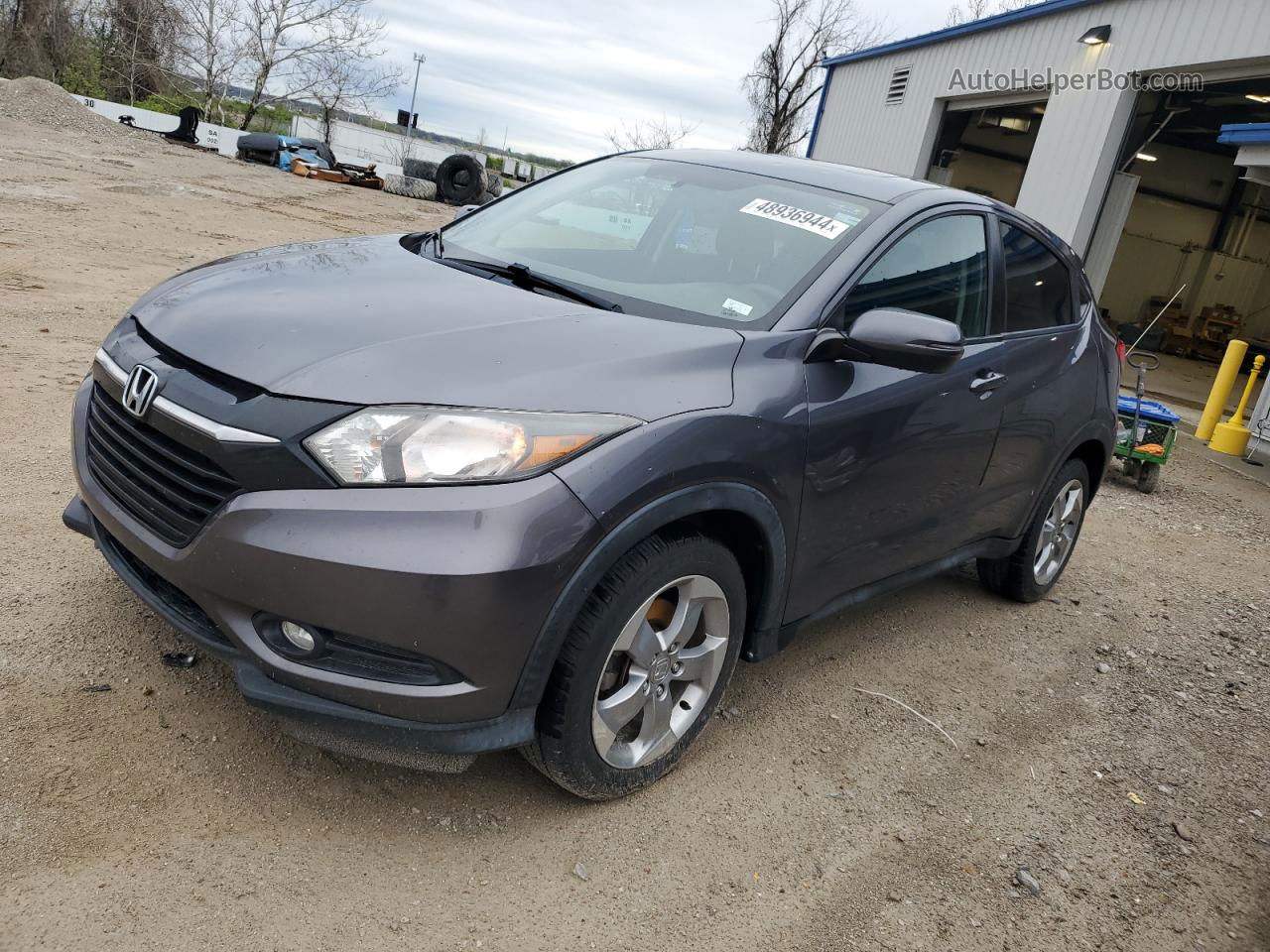 2017 Honda Hr-v Ex Gray vin: 3CZRU6H56HM704480