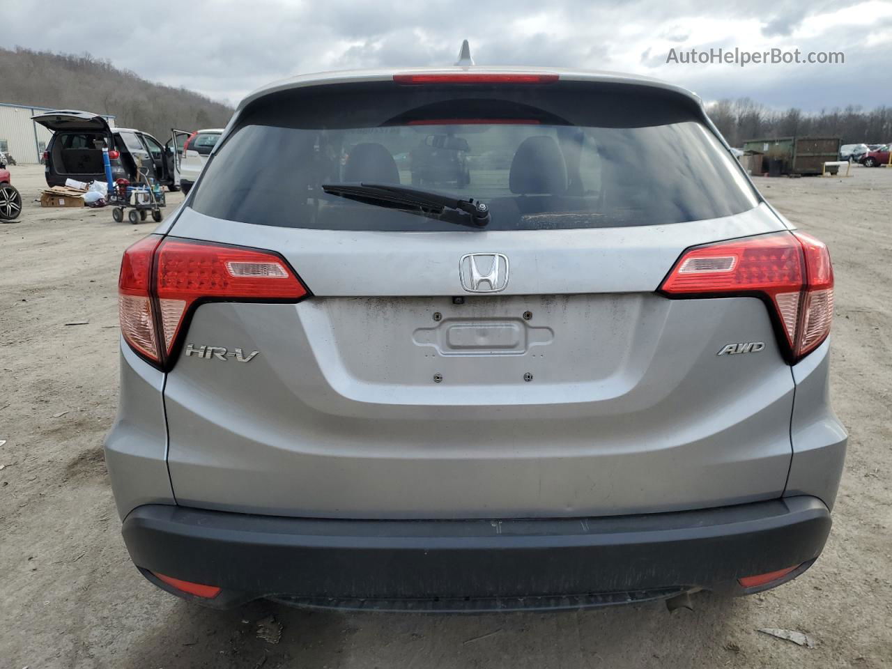 2017 Honda Hr-v Ex Silver vin: 3CZRU6H56HM713616