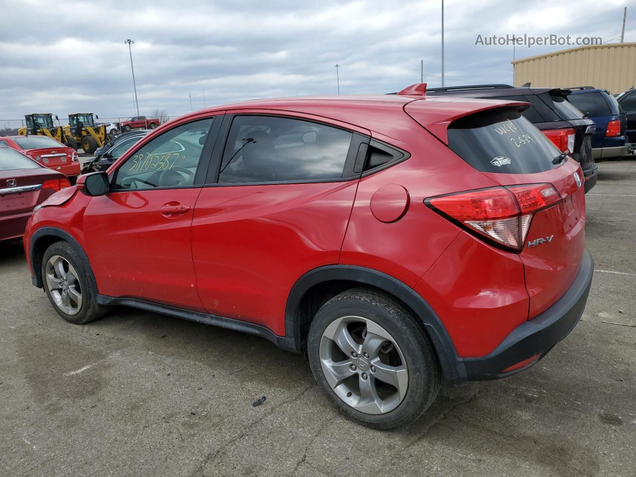 2017 Honda Hr-v Ex Red vin: 3CZRU6H56HM733204