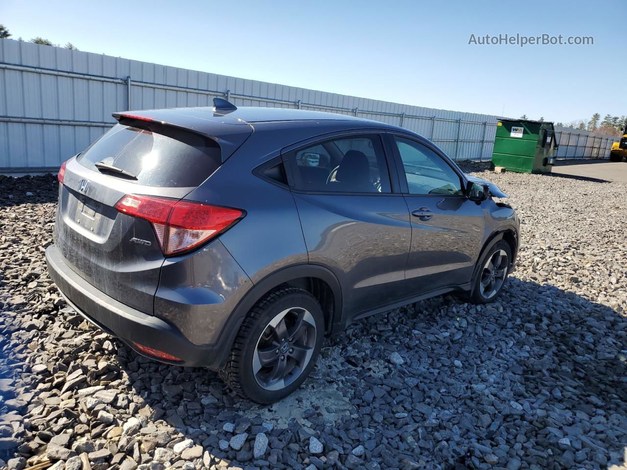 2018 Honda Hr-v Ex Charcoal vin: 3CZRU6H56JG713555