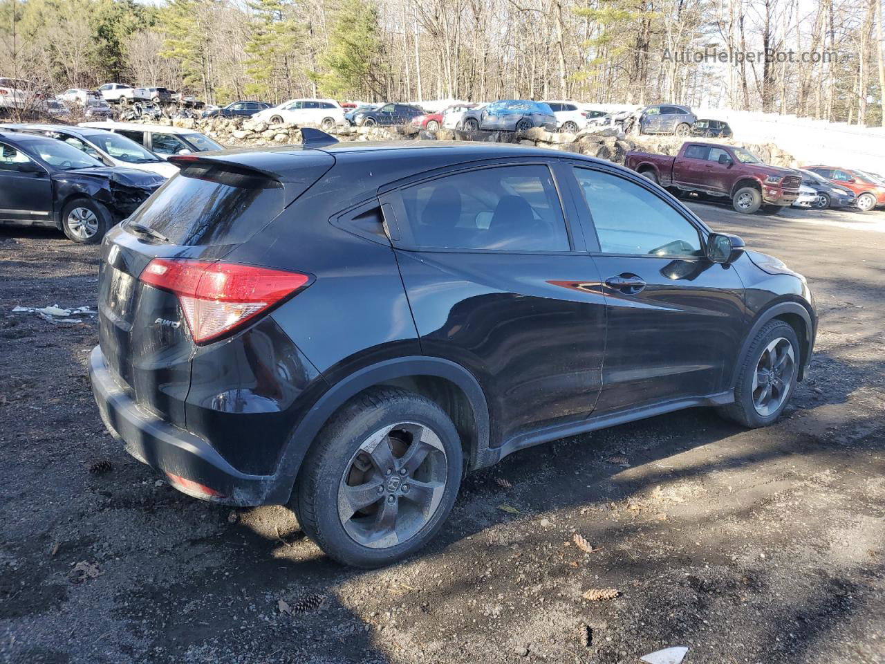 2018 Honda Hr-v Ex Black vin: 3CZRU6H56JM709099