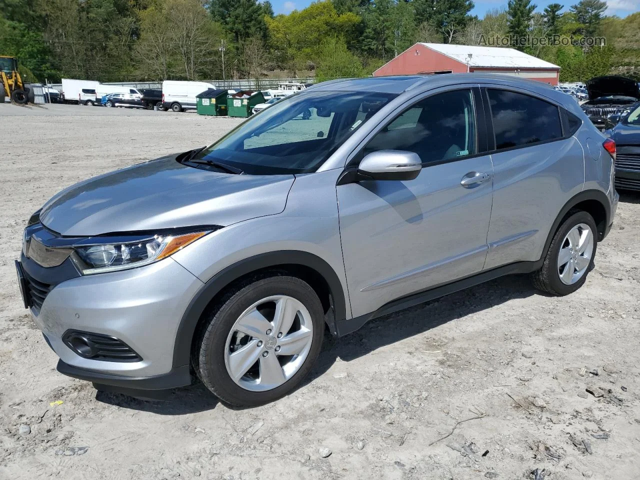 2019 Honda Hr-v Ex Серебряный vin: 3CZRU6H56KM713834