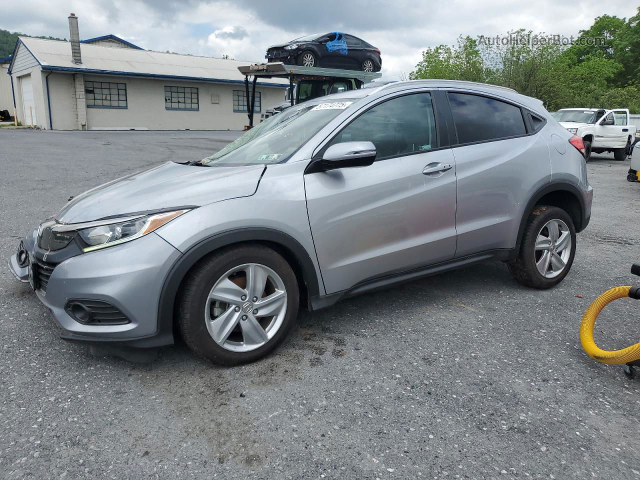 2019 Honda Hr-v Ex Серебряный vin: 3CZRU6H56KM725269
