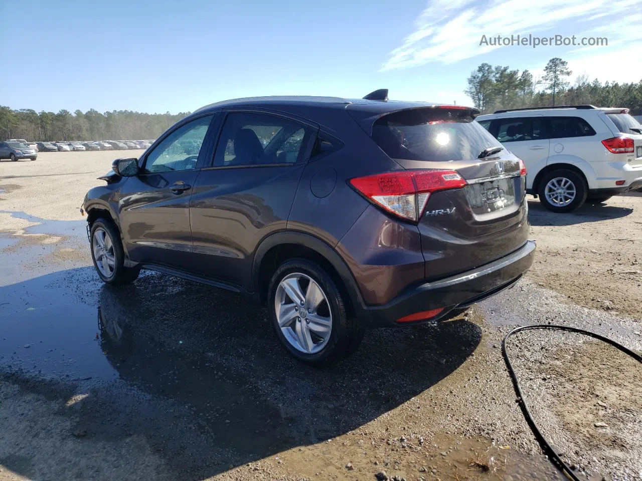 2019 Honda Hr-v Ex Brown vin: 3CZRU6H56KM731699