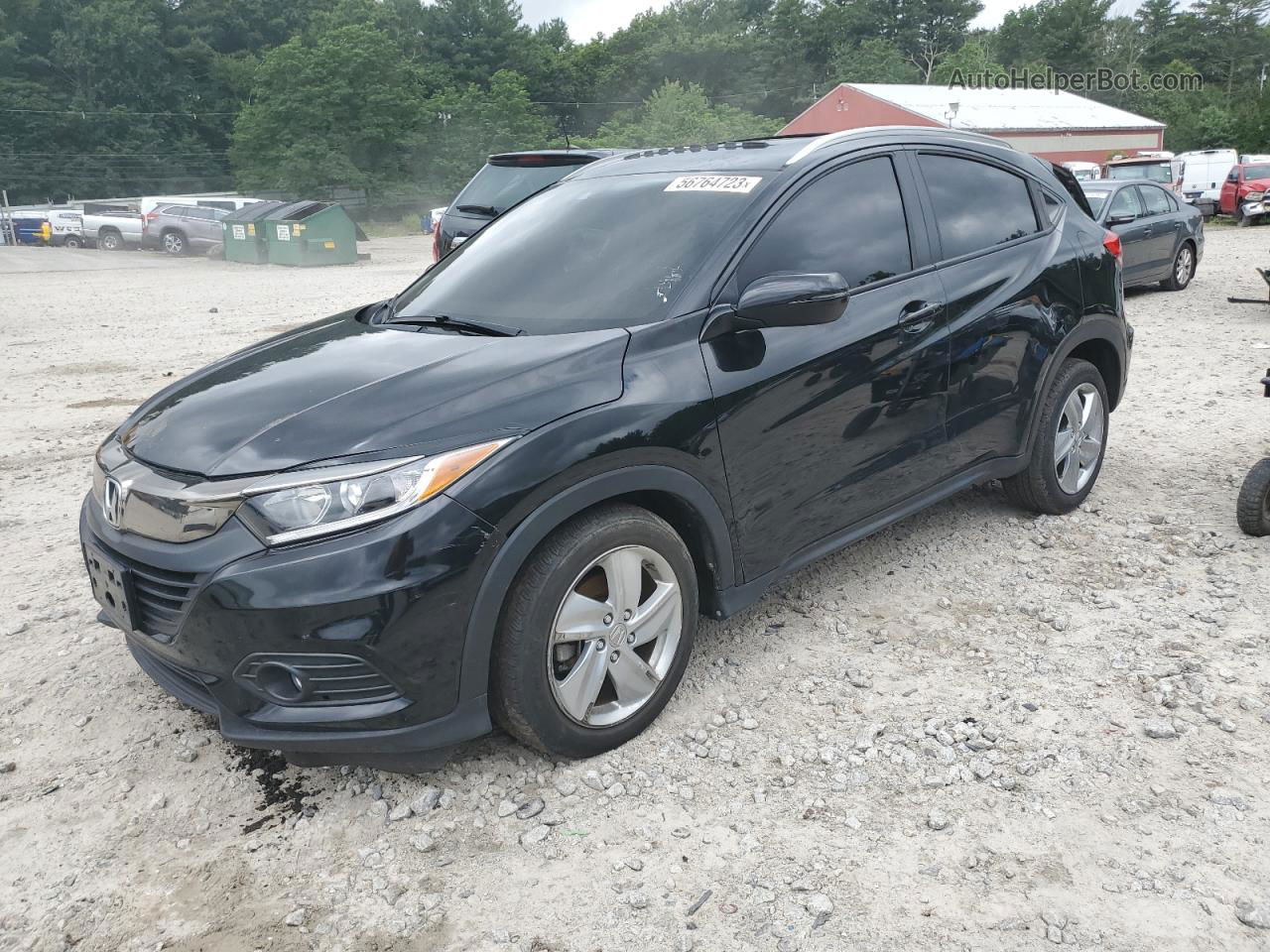 2019 Honda Hr-v Ex Black vin: 3CZRU6H56KM737843