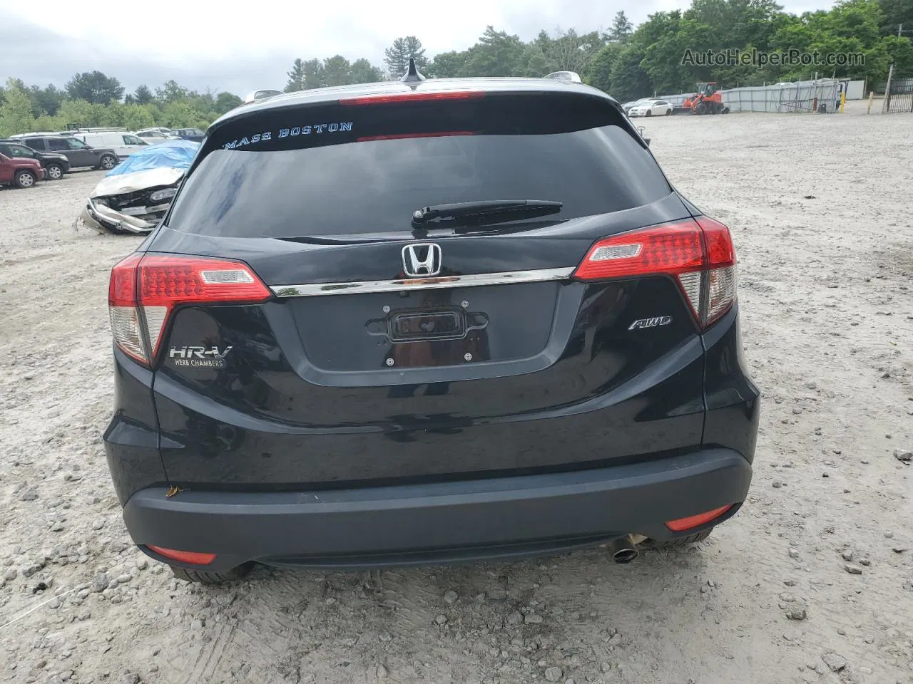 2019 Honda Hr-v Ex Черный vin: 3CZRU6H56KM737843