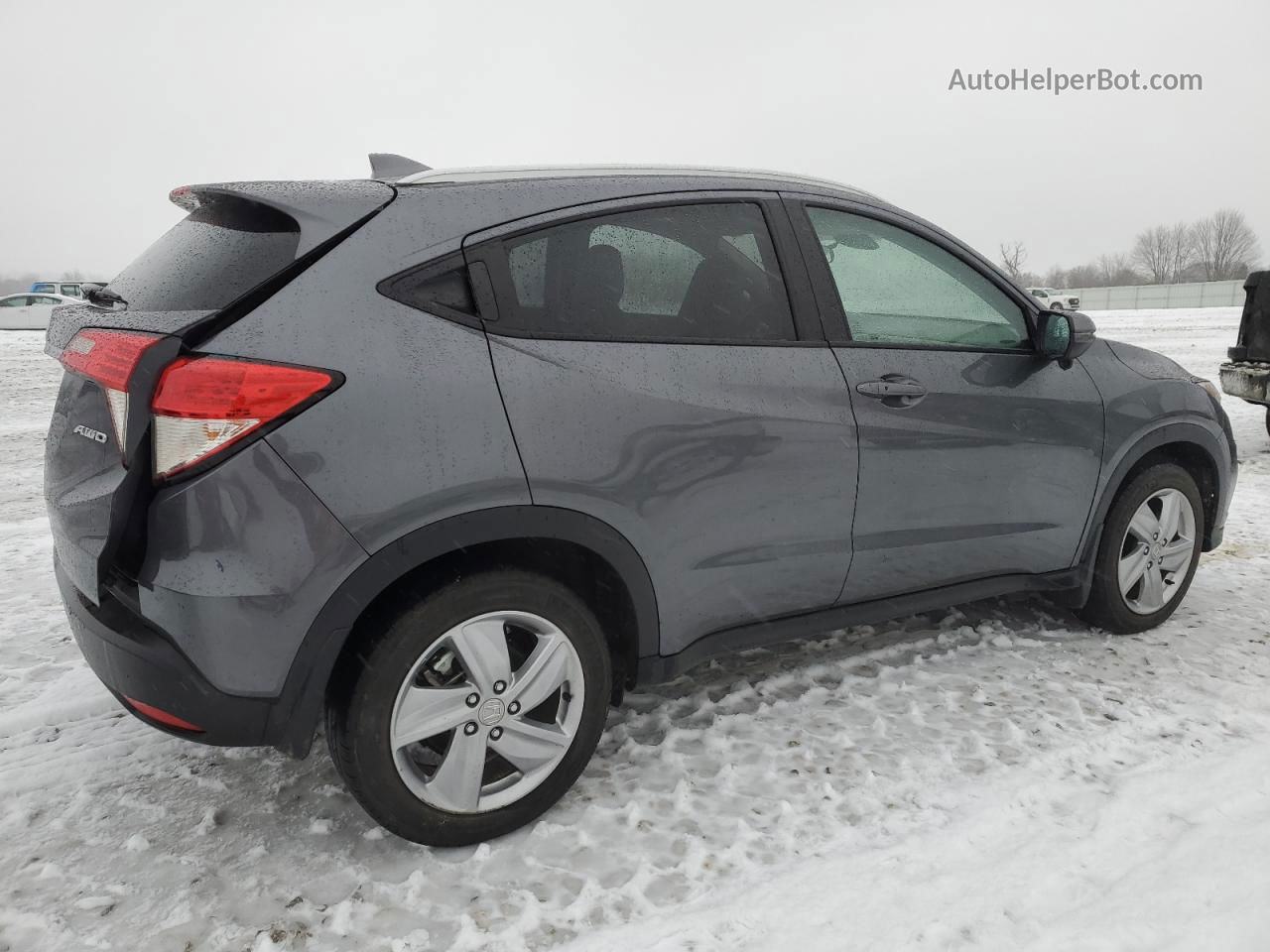 2019 Honda Hr-v Ex Gray vin: 3CZRU6H56KM743044