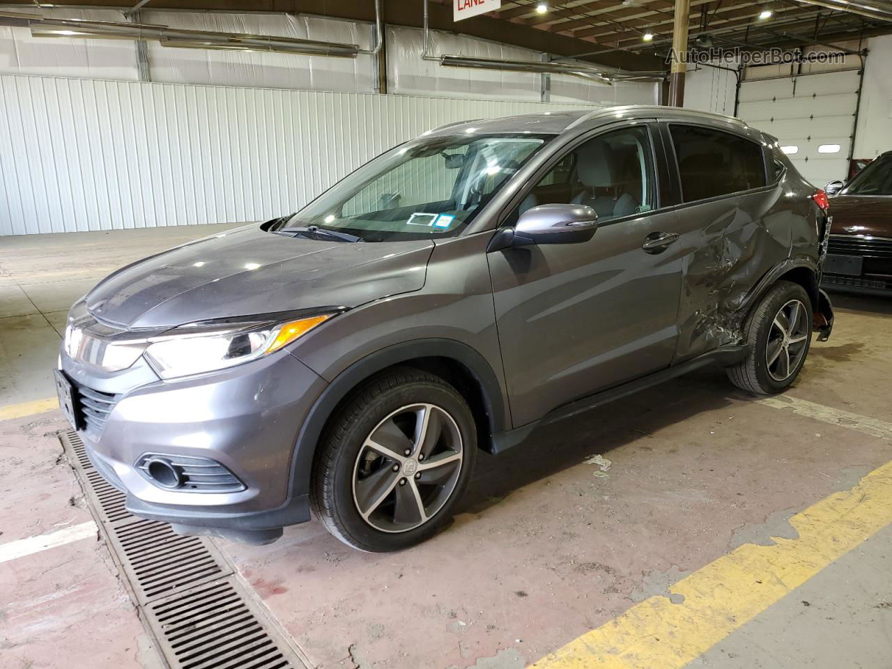 2021 Honda Hr-v Ex Silver vin: 3CZRU6H56MM720060