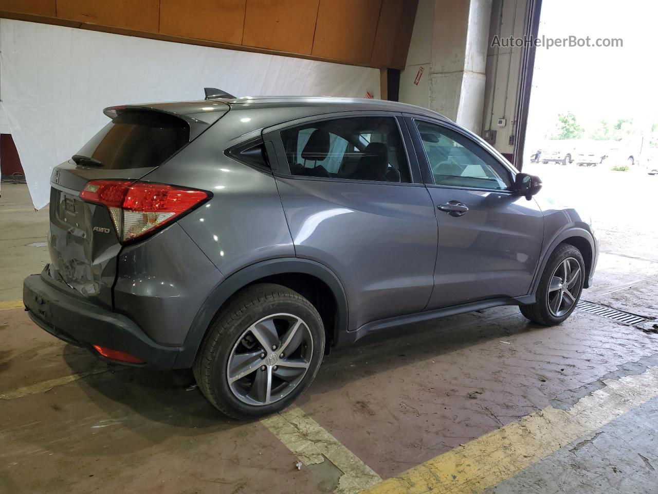 2021 Honda Hr-v Ex Серебряный vin: 3CZRU6H56MM720060