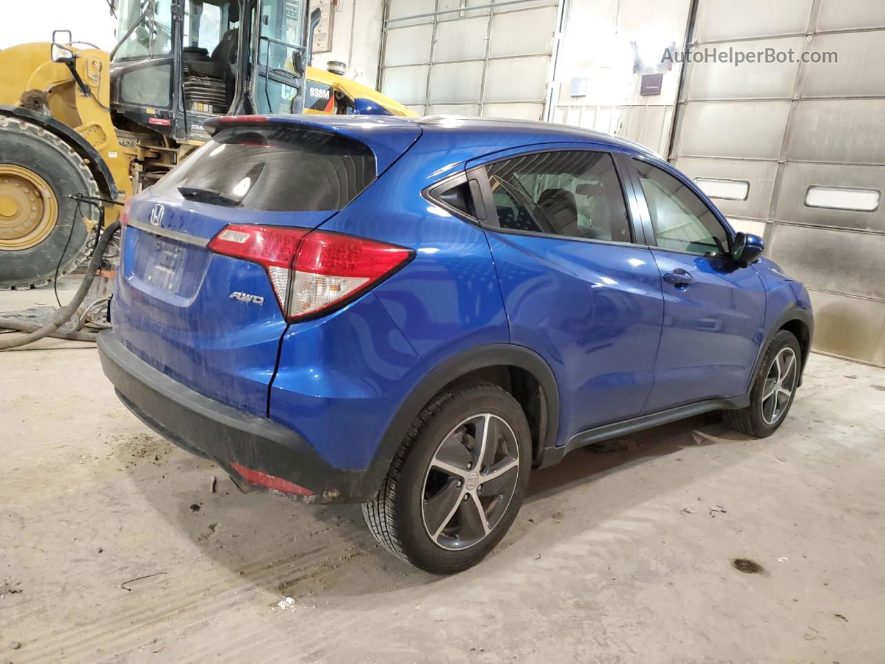 2021 Honda Hr-v Ex Blue vin: 3CZRU6H56MM721600