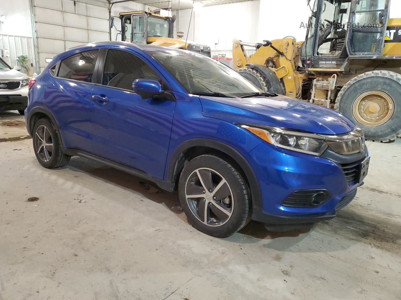 2021 Honda Hr-v Ex Синий vin: 3CZRU6H56MM721600