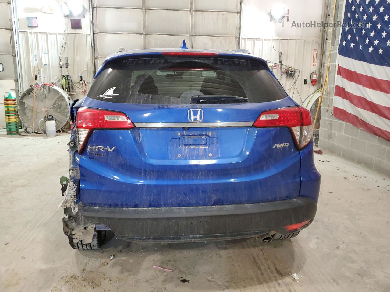 2021 Honda Hr-v Ex Blue vin: 3CZRU6H56MM721600