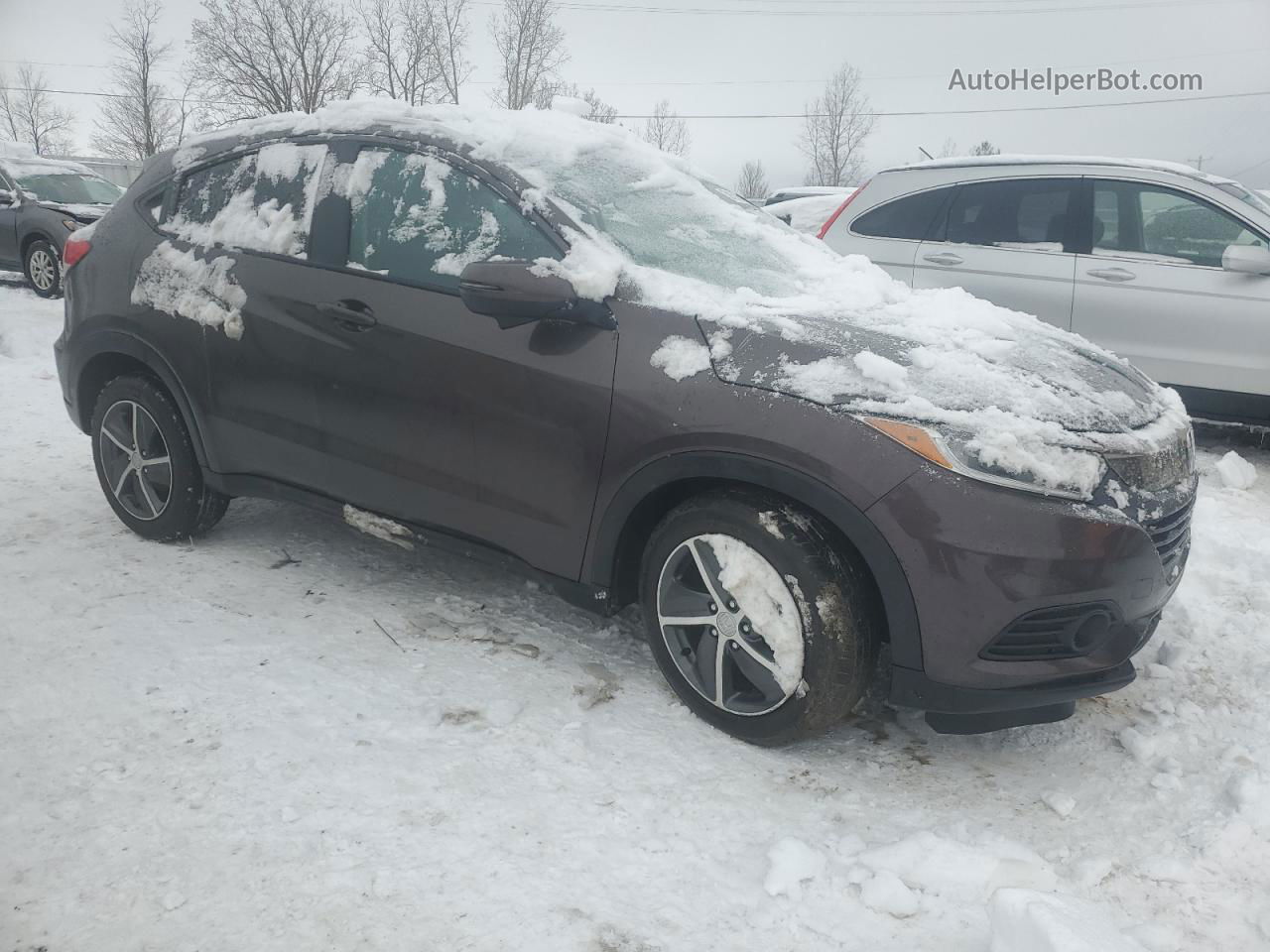 2021 Honda Hr-v Ex Brown vin: 3CZRU6H56MM749199