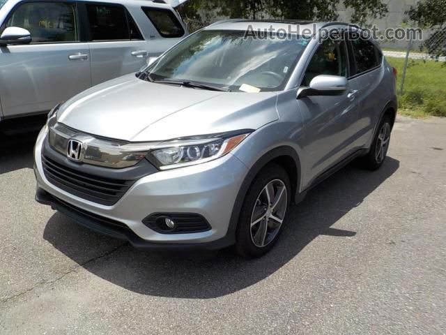 2021 Honda Hr-v Ex Silver vin: 3CZRU6H56MM754077