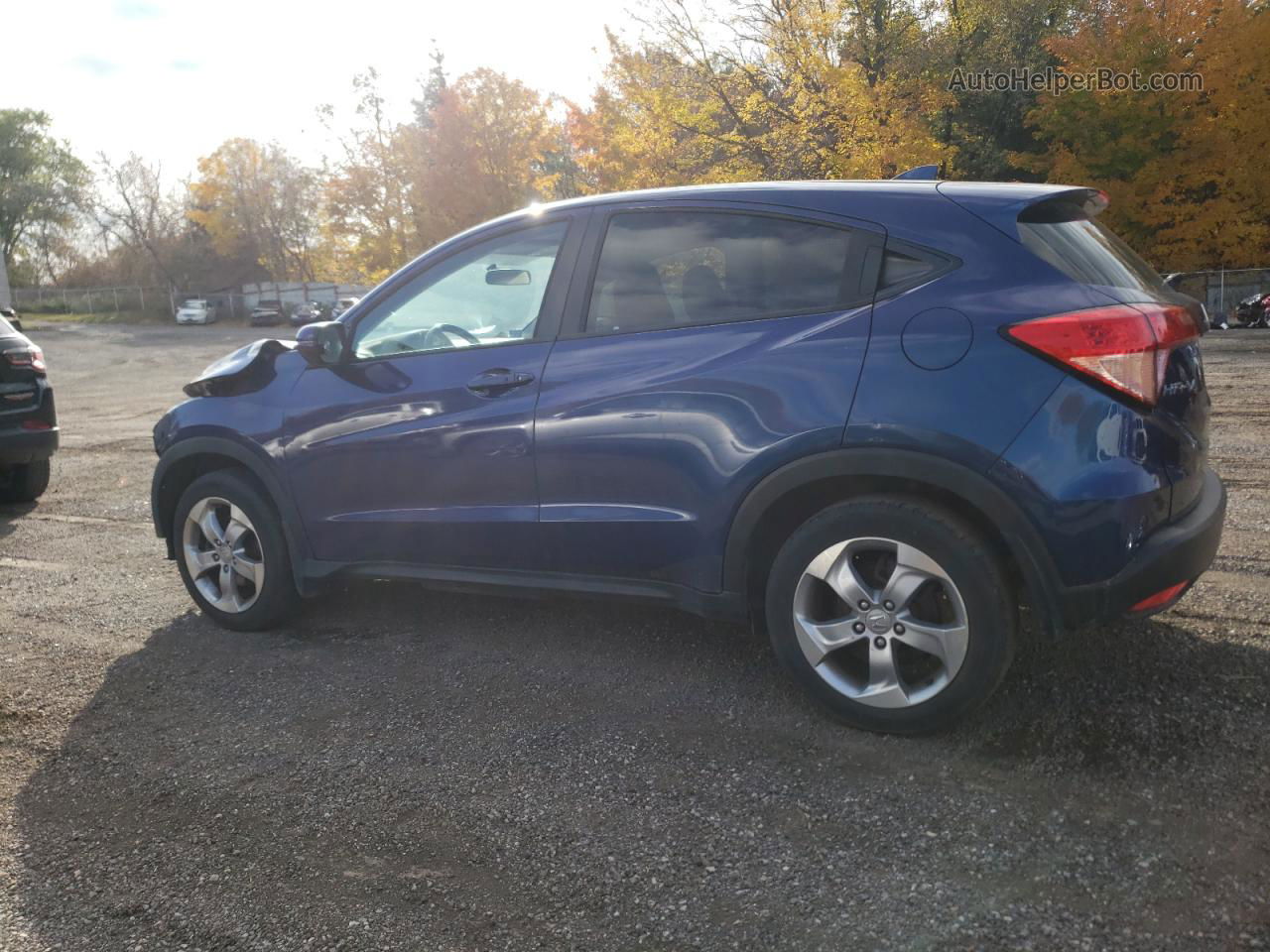 2016 Honda Hr-v Ex Blue vin: 3CZRU6H57GM104937