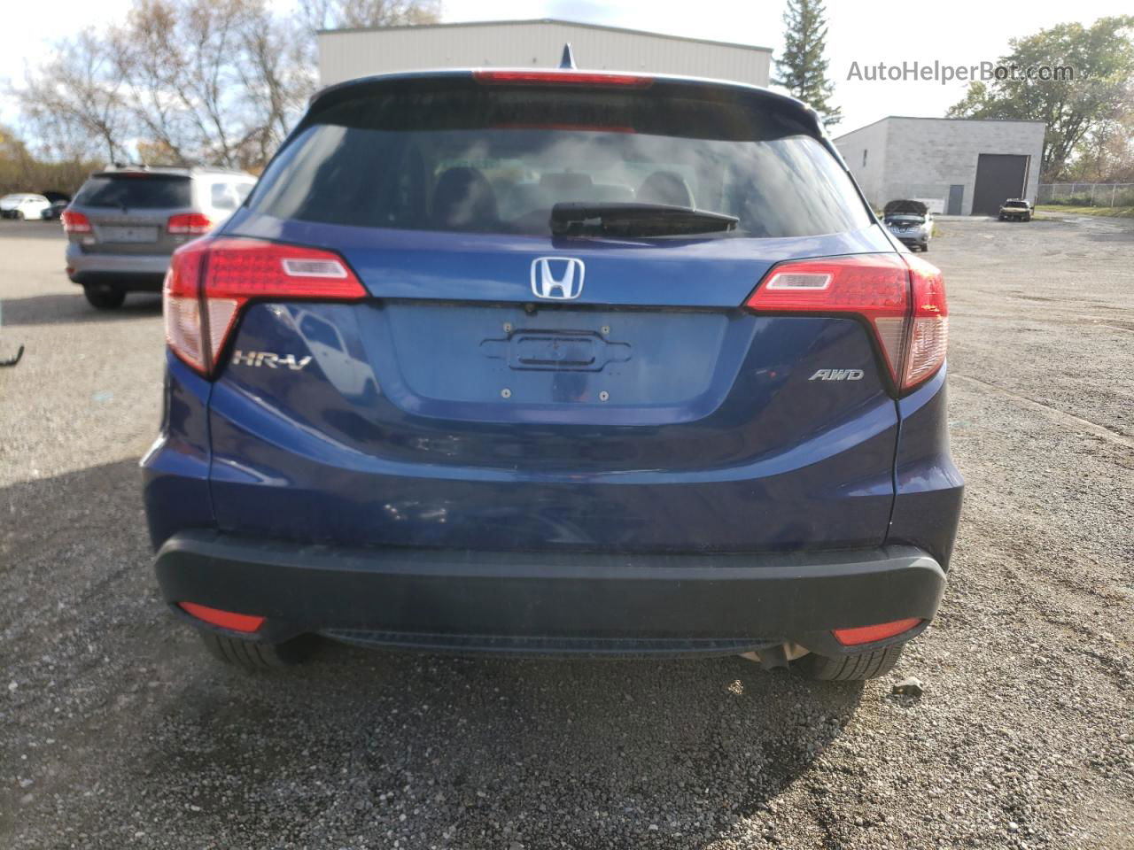 2016 Honda Hr-v Ex Синий vin: 3CZRU6H57GM104937