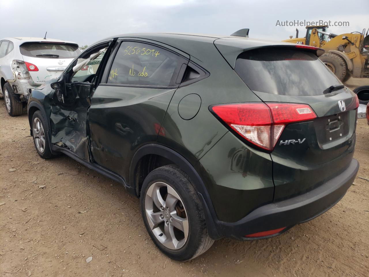 2016 Honda Hr-v Ex Green vin: 3CZRU6H57GM115792