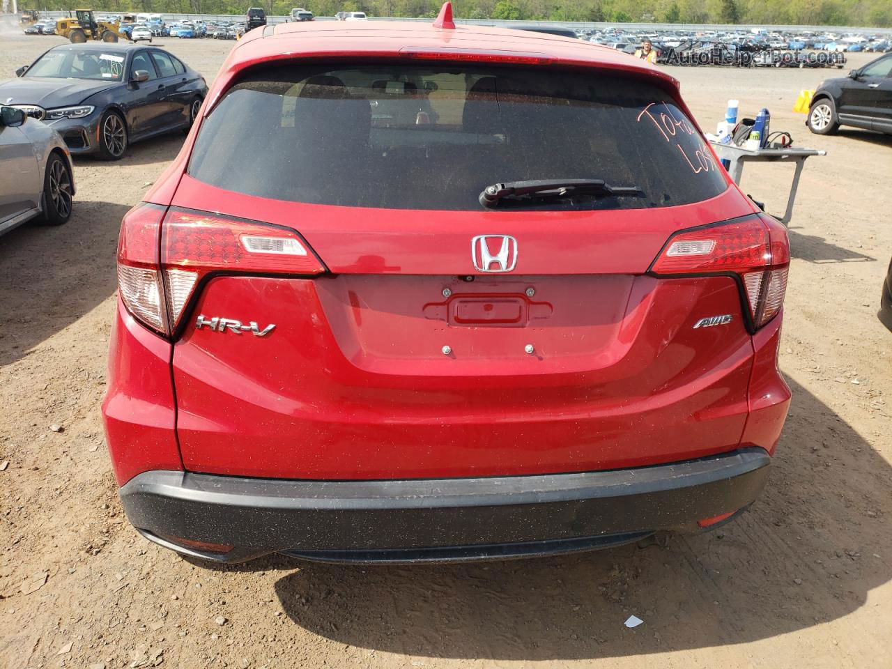 2016 Honda Hr-v Ex Red vin: 3CZRU6H57GM725742