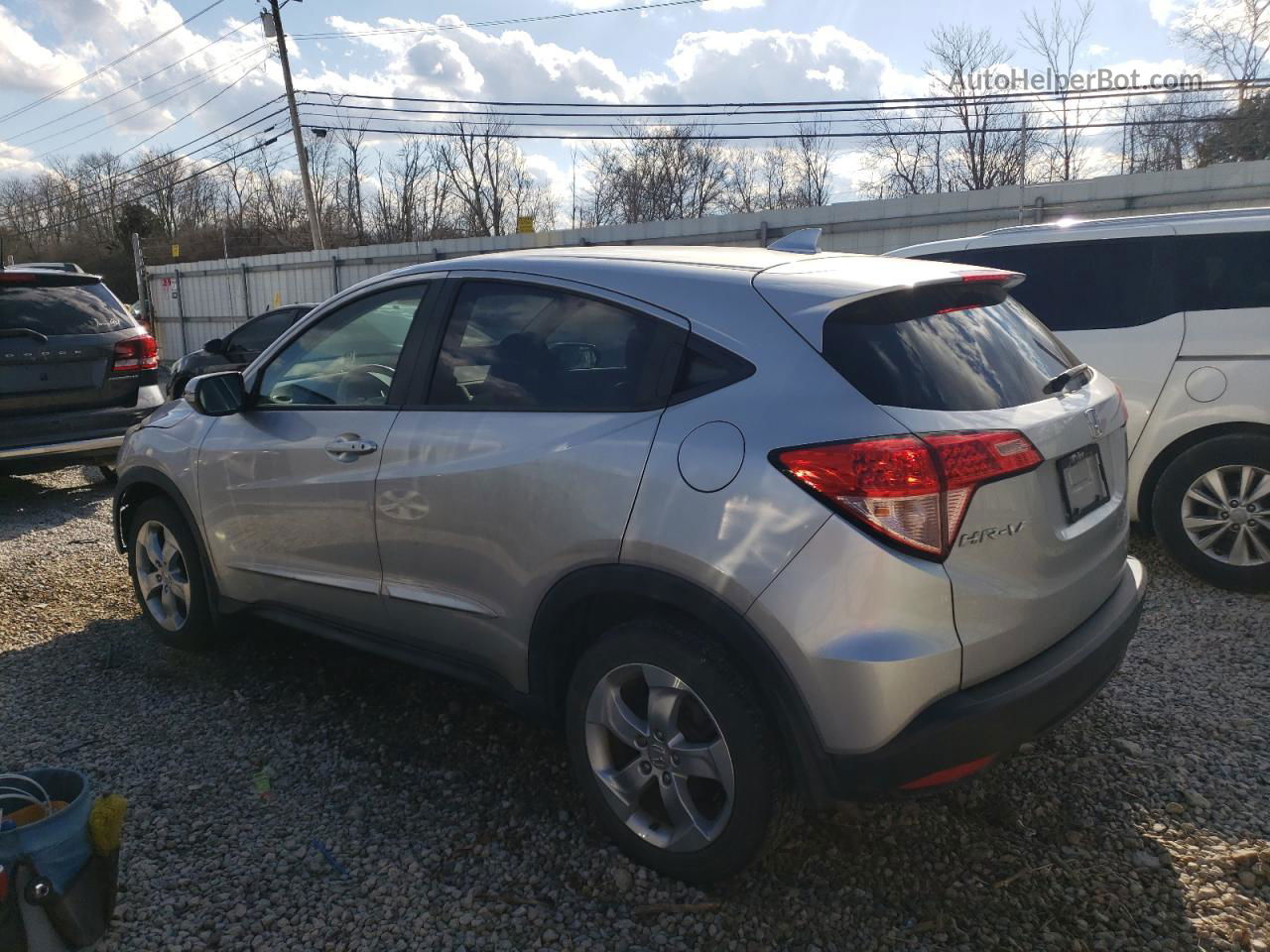 2016 Honda Hr-v Ex Silver vin: 3CZRU6H57GM729659