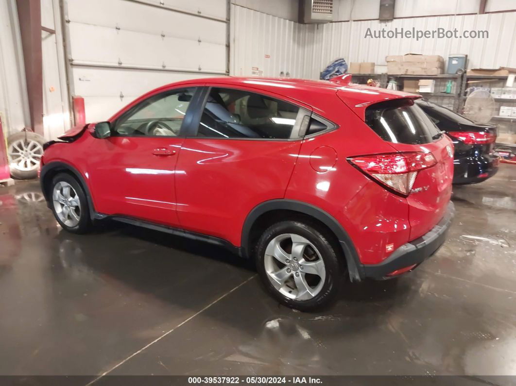 2016 Honda Hr-v Ex Red vin: 3CZRU6H57GM737325