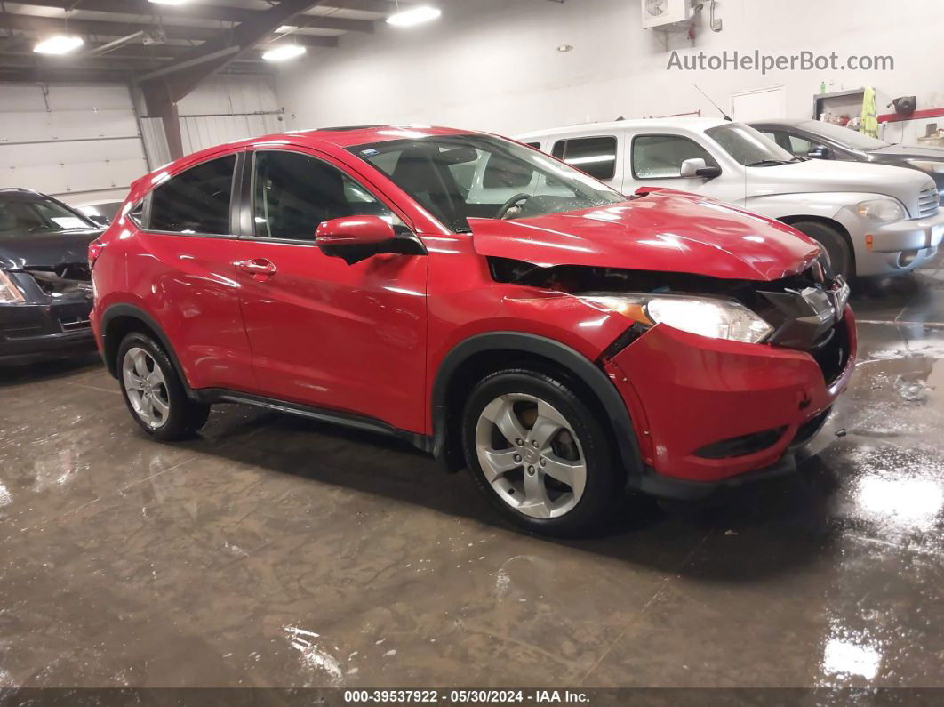 2016 Honda Hr-v Ex Red vin: 3CZRU6H57GM737325