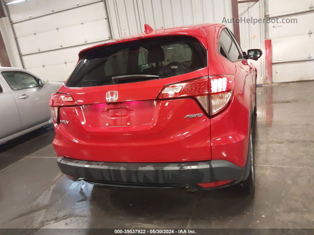 2016 Honda Hr-v Ex Red vin: 3CZRU6H57GM737325