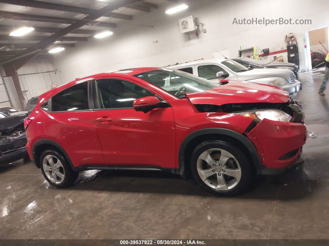 2016 Honda Hr-v Ex Red vin: 3CZRU6H57GM737325