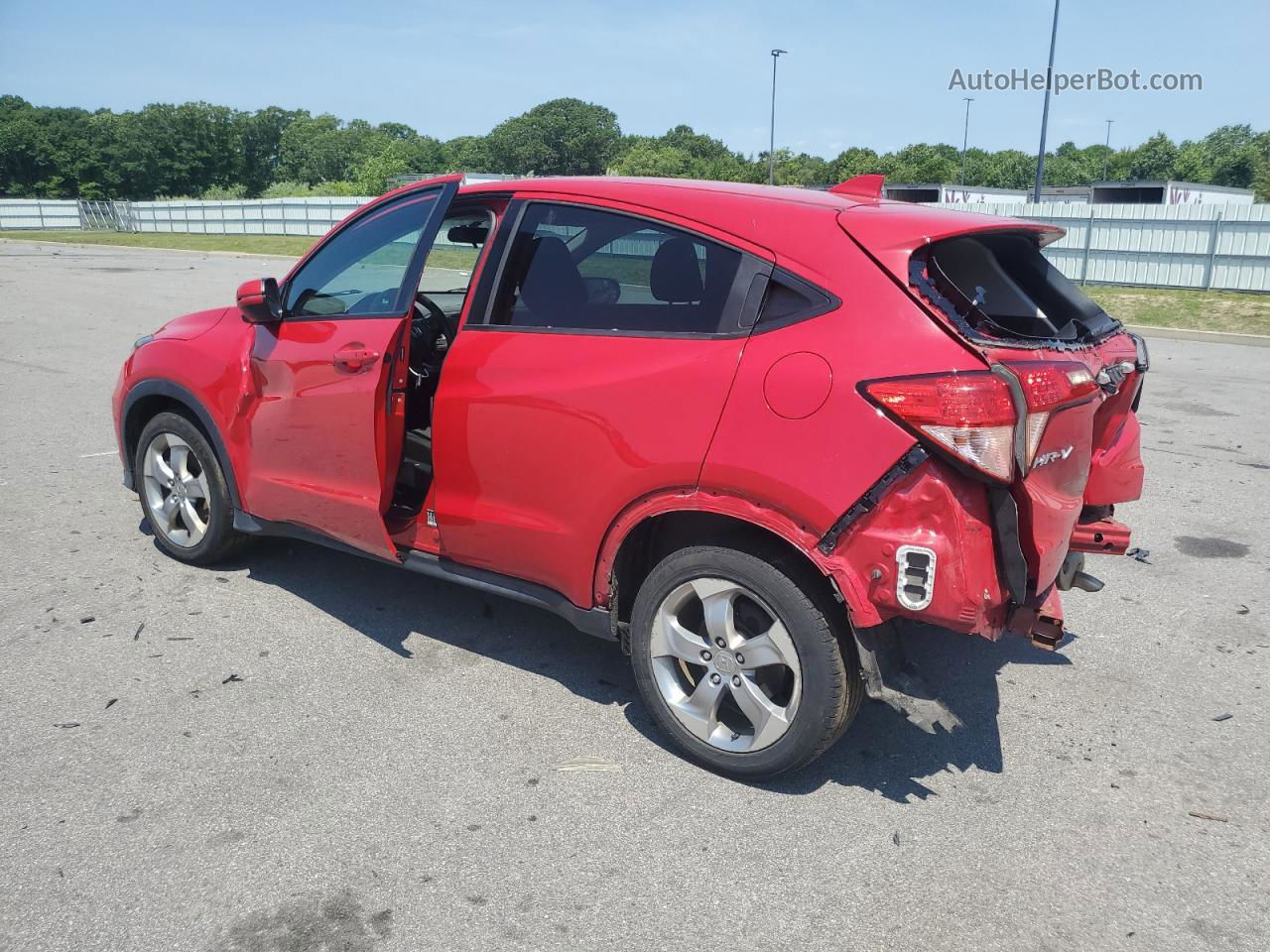 2016 Honda Hr-v Ex Red vin: 3CZRU6H57GM740371