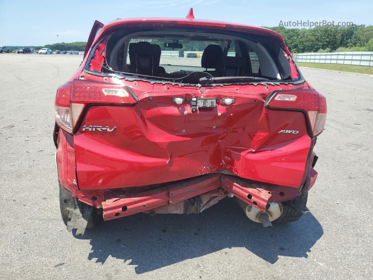 2016 Honda Hr-v Ex Red vin: 3CZRU6H57GM740371