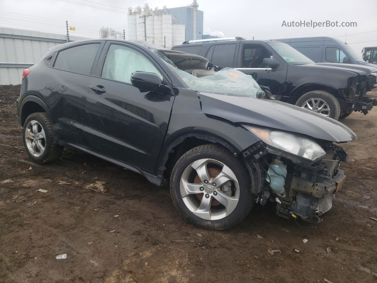 2016 Honda Hr-v Ex Black vin: 3CZRU6H57GM753041