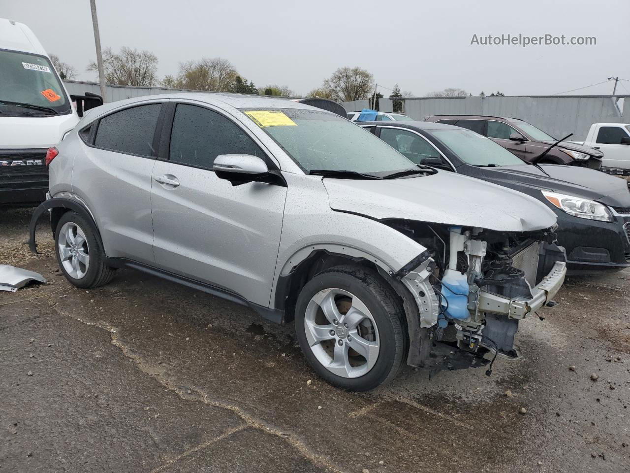 2016 Honda Hr-v Ex Silver vin: 3CZRU6H57GM756523