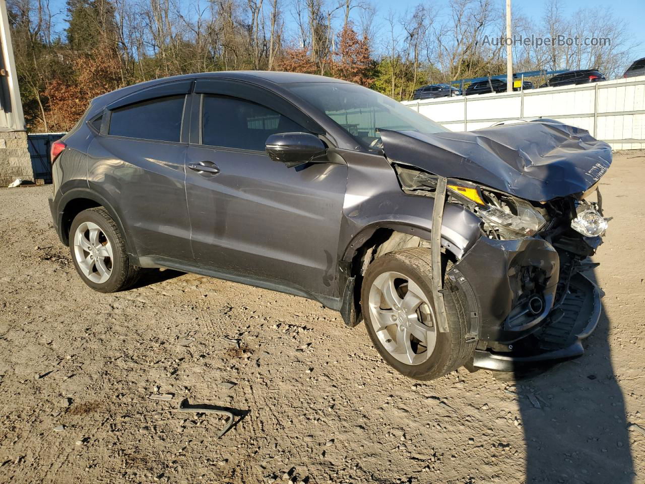 2016 Honda Hr-v Ex Угольный vin: 3CZRU6H57GM756991