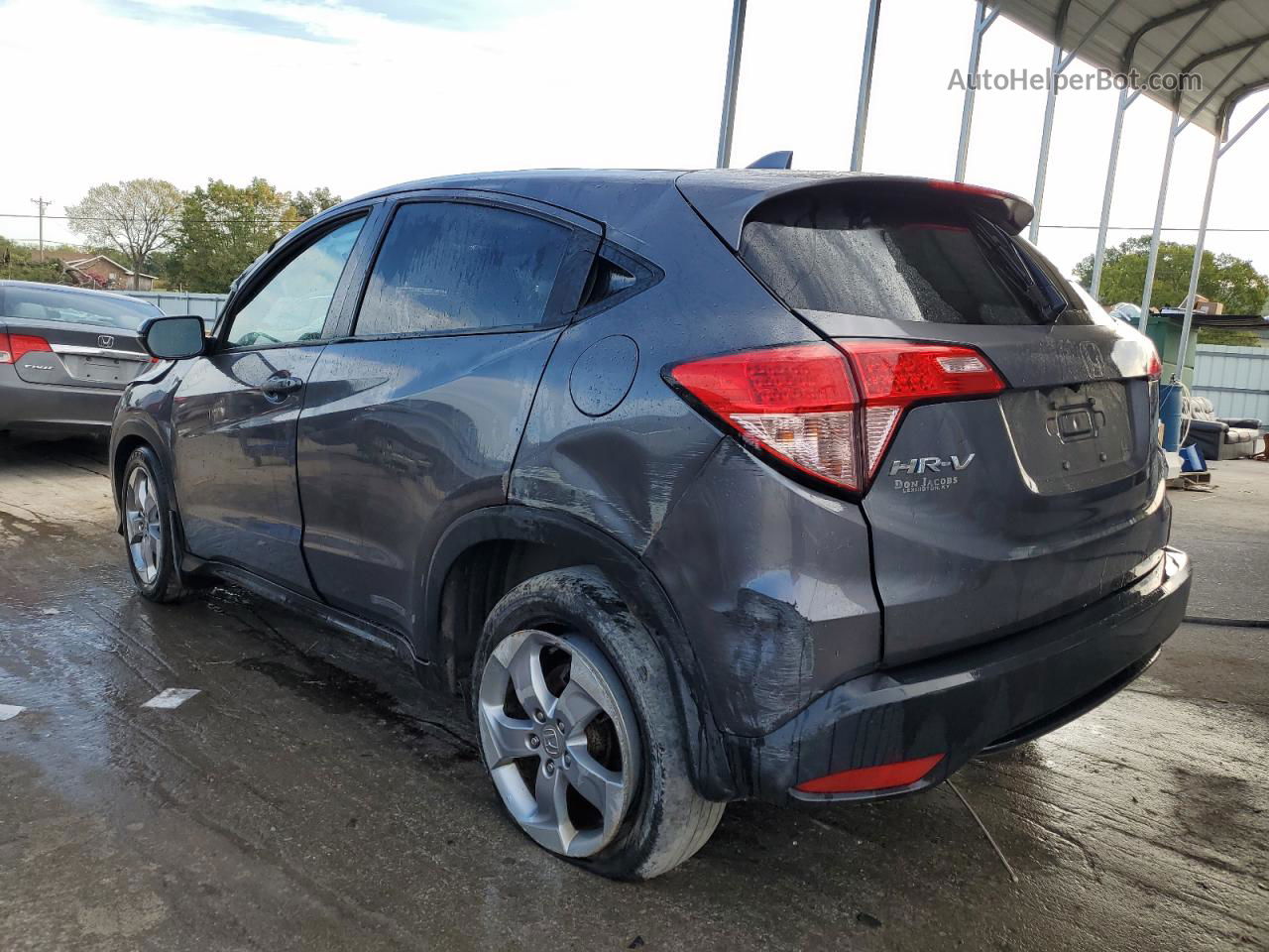 2016 Honda Hr-v Ex Gray vin: 3CZRU6H57GM757039