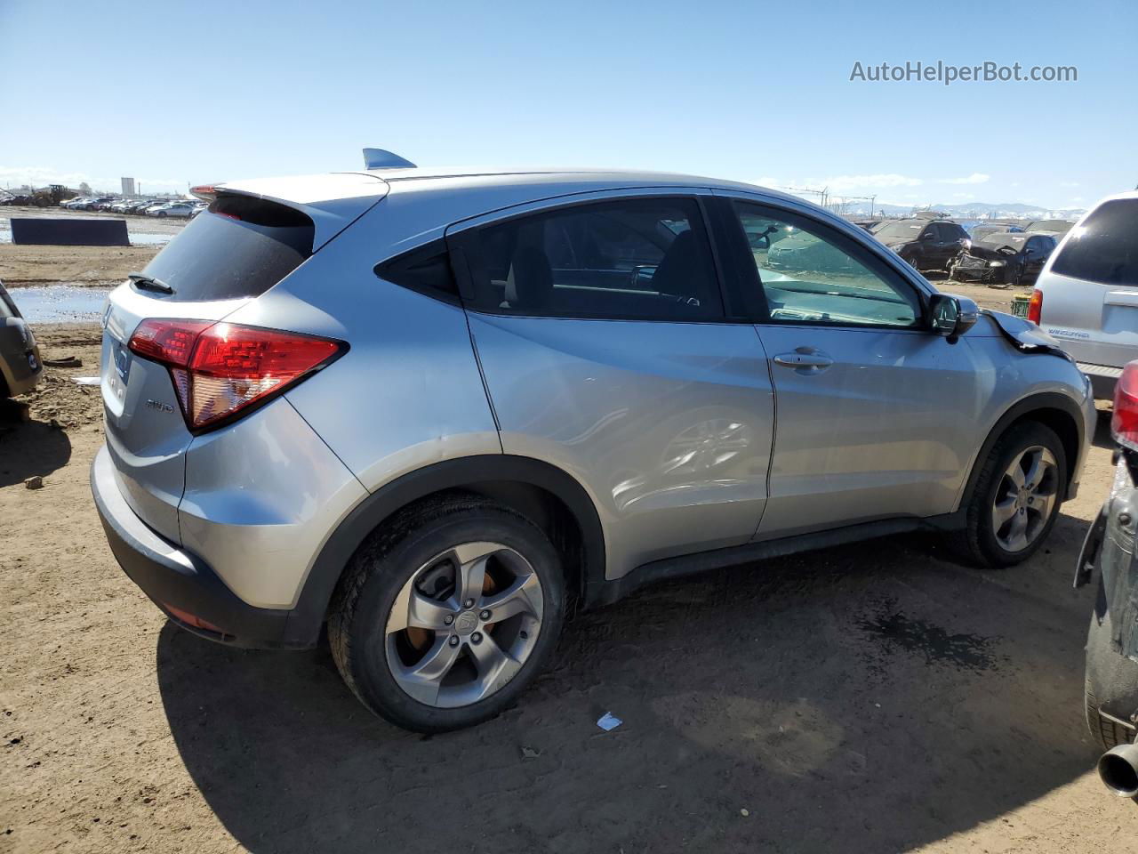 2016 Honda Hr-v Ex Silver vin: 3CZRU6H57GM758045