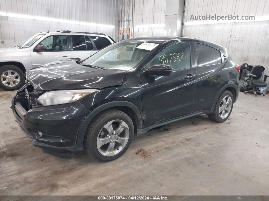 2016 Honda Hr-v Ex Black vin: 3CZRU6H57GM760815