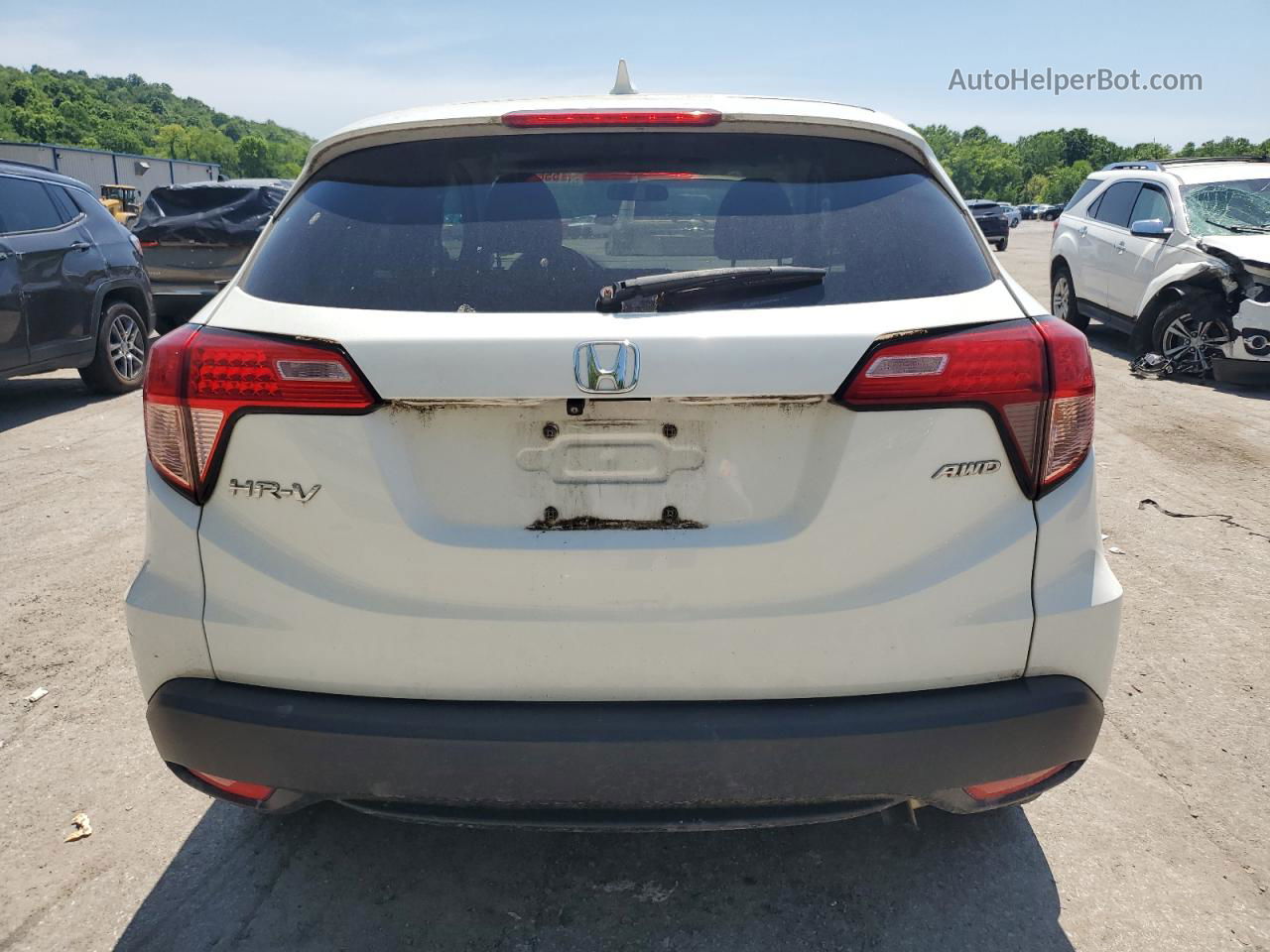 2016 Honda Hr-v Ex White vin: 3CZRU6H57GM764718