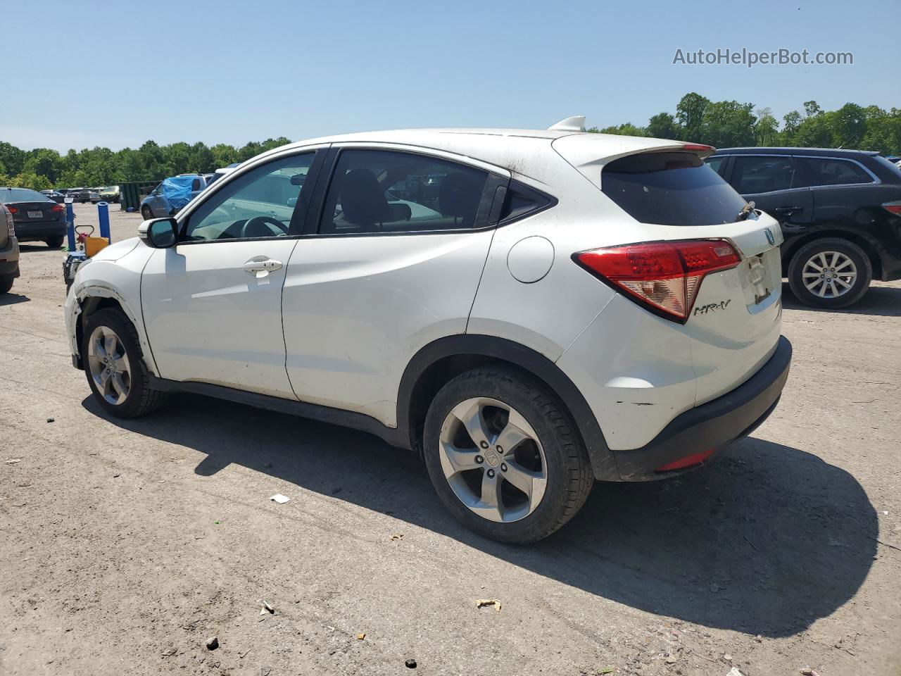 2016 Honda Hr-v Ex White vin: 3CZRU6H57GM764718