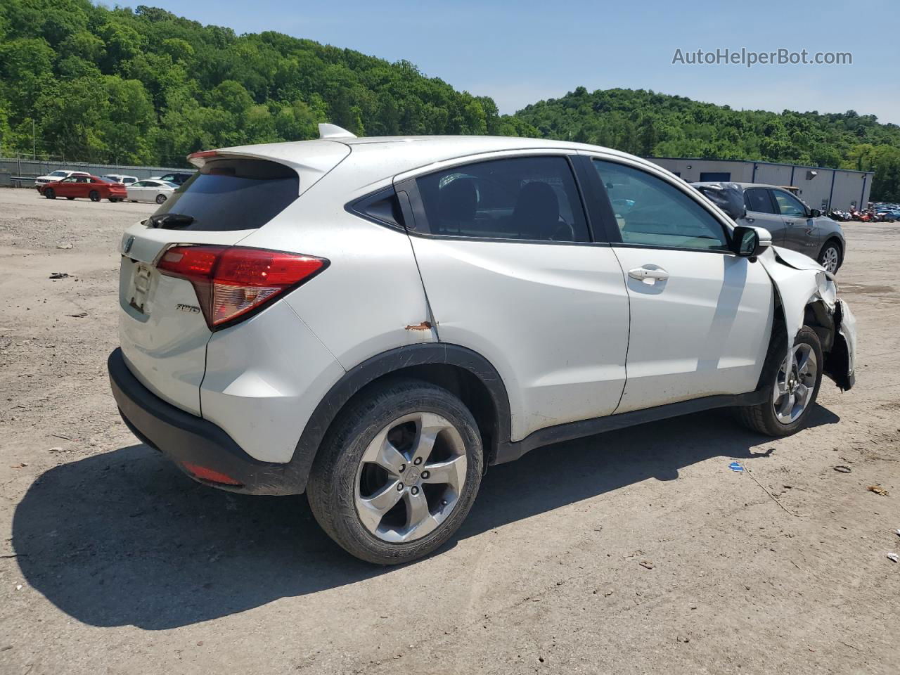 2016 Honda Hr-v Ex White vin: 3CZRU6H57GM764718