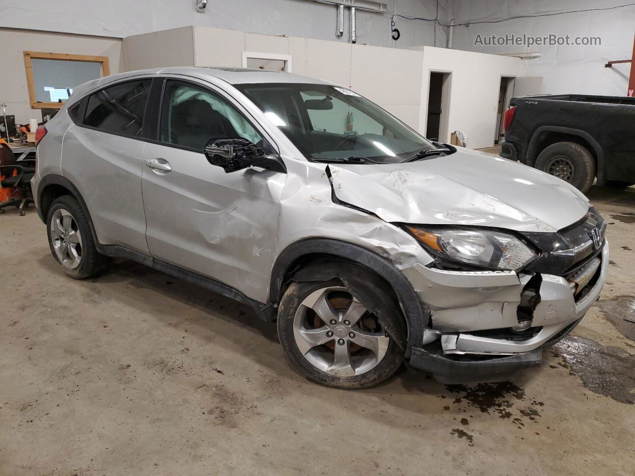 2016 Honda Hr-v Ex Silver vin: 3CZRU6H57GM765710