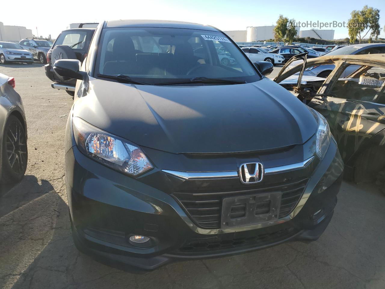 2017 Honda Hr-v Ex Green vin: 3CZRU6H57HG704857