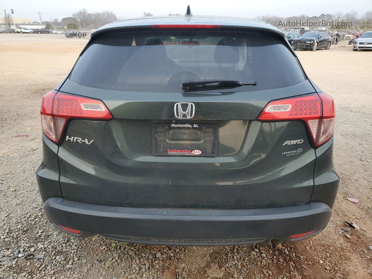 2017 Honda Hr-v Ex Green vin: 3CZRU6H57HM704245