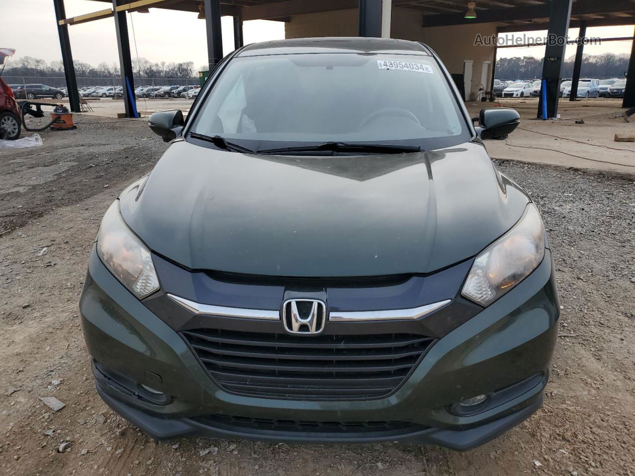 2017 Honda Hr-v Ex Green vin: 3CZRU6H57HM704245