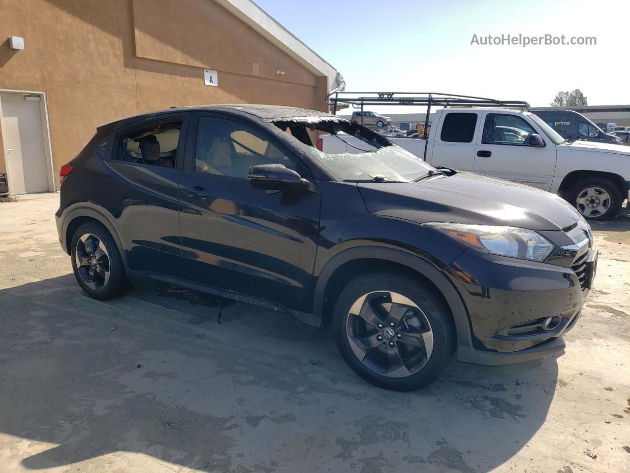 2018 Honda Hr-v Ex Black vin: 3CZRU6H57JG704072