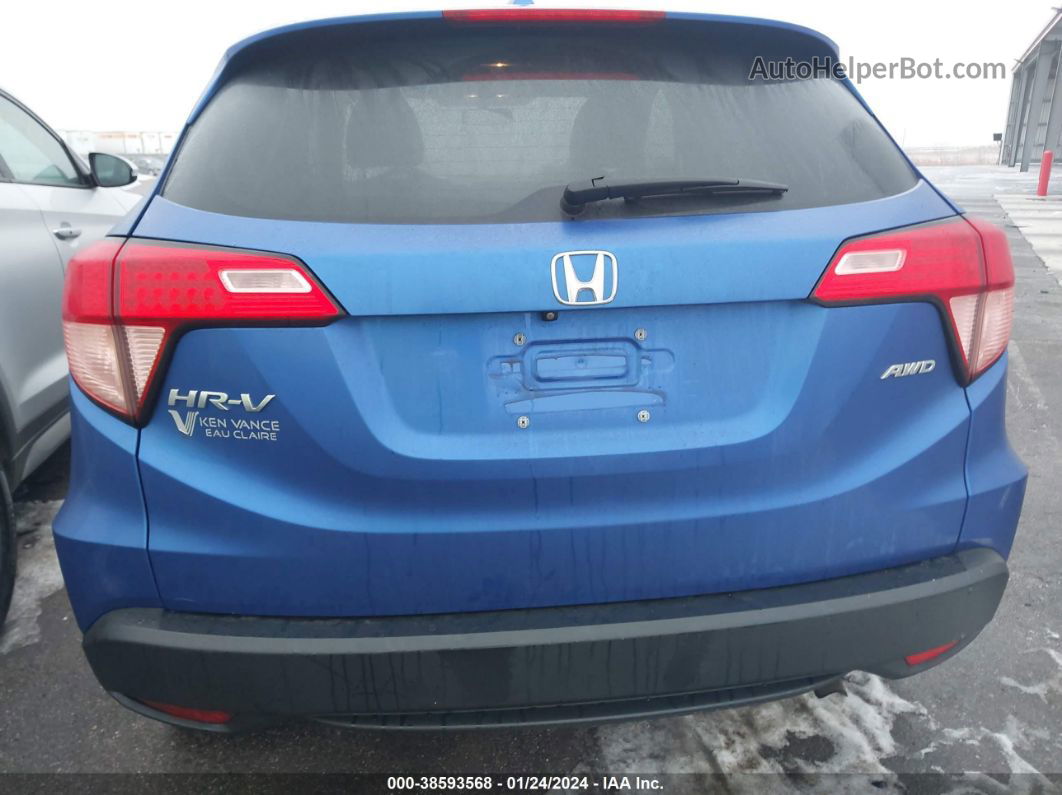 2018 Honda Hr-v Ex Blue vin: 3CZRU6H57JM706311