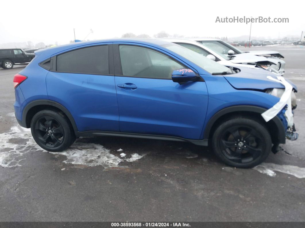 2018 Honda Hr-v Ex Blue vin: 3CZRU6H57JM706311