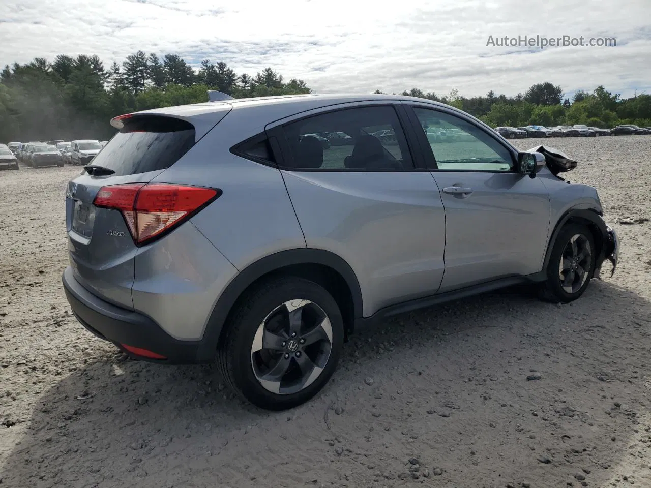 2018 Honda Hr-v Ex Silver vin: 3CZRU6H57JM706664