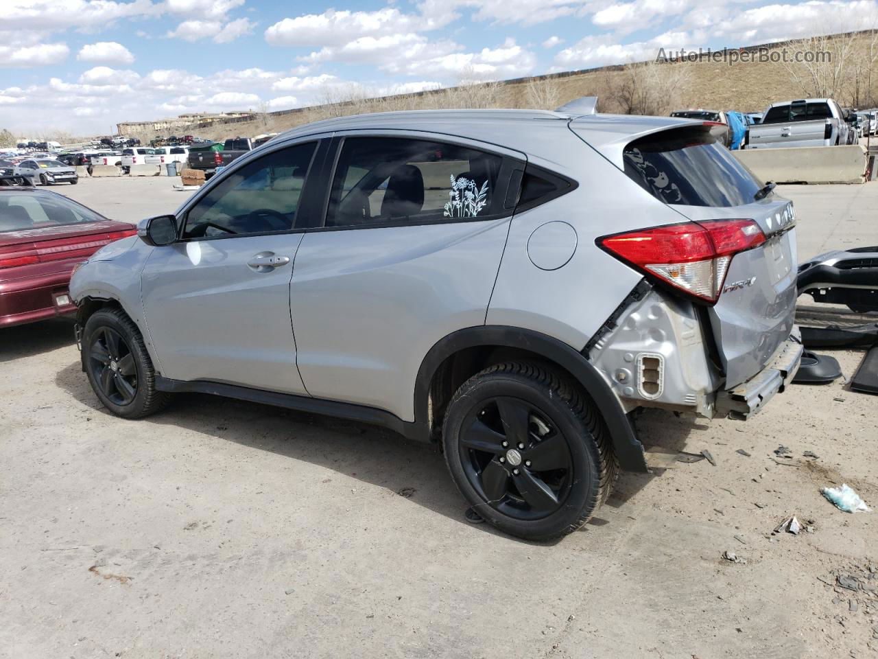 2019 Honda Hr-v Ex Silver vin: 3CZRU6H57KM714362